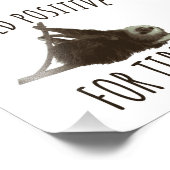 Tired funny Saying Sloth Sleeping Joke Sleepshirt Fotodruck (Ecke)