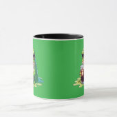 Tired Melted Frog Coffee Cute Mug Design Tasse (Zentrum)