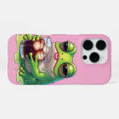 Tired Melted Frog Cute Phone Case Design iPhone Hülle (Rückseite (Horizontal))