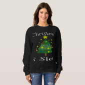 Tired Mom All I Want For Christmas Is Sleep Holida Sweatshirt (Vorne ganz)