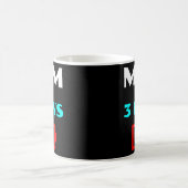 Tired Mom Of 3 Boys Mother With Three Sons Low Bat Kaffeetasse (Mittel)