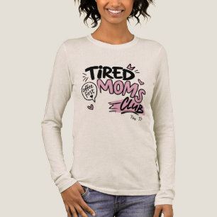 Tired Moms Club Lustiger Kaffee Liebhaber Mom Typo Tri-Blend Shirt