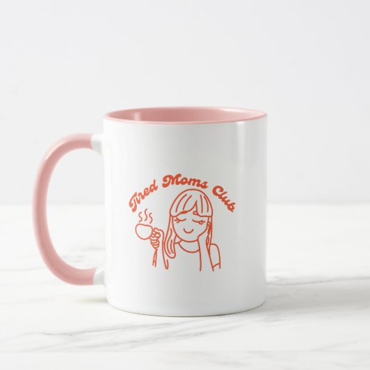 Tired Moms Club Tasse (Links)
