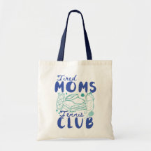 Tired Moms Tennis Club Retro Lustiger Sport
