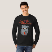 tired owl Morning grouch colleagues Good morning T-Shirt (Vorne ganz)