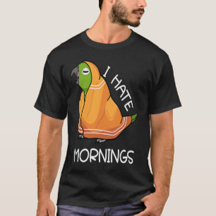 Tired Parrot Hates Morgens I Yellow napsed Amazon T-Shirt