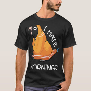 Tired Parrot Hates Mornings I Blue maskiert Lovebi T-Shirt