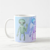 Tired Peace Alien Kaffeetasse (Links)