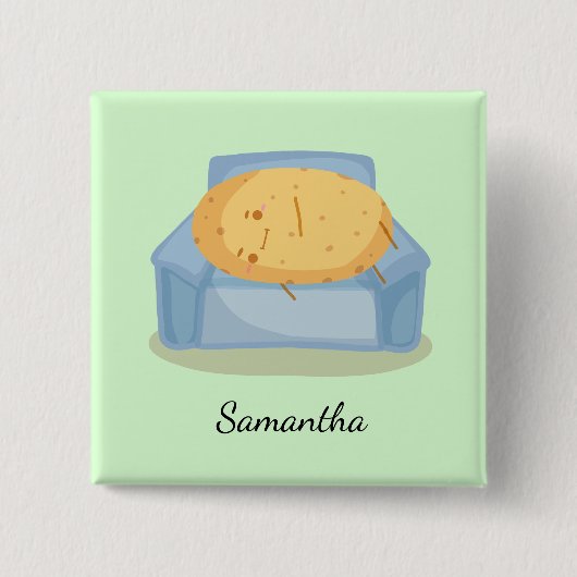 Tired Potato Button (Vorderseite)