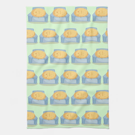 Tired Potato Geschirrtuch (Vertikal)