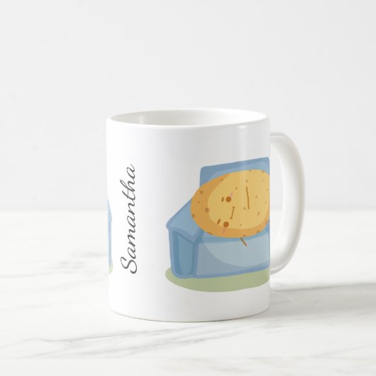 Tired Potato Kaffeetasse (VorderseiteRechts)