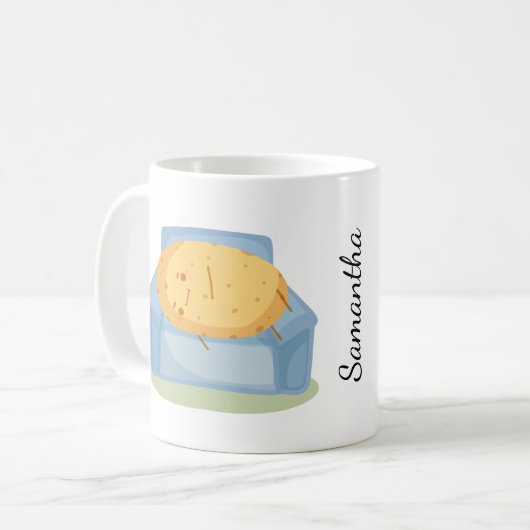 Tired Potato Kaffeetasse (Vorderseite Links)