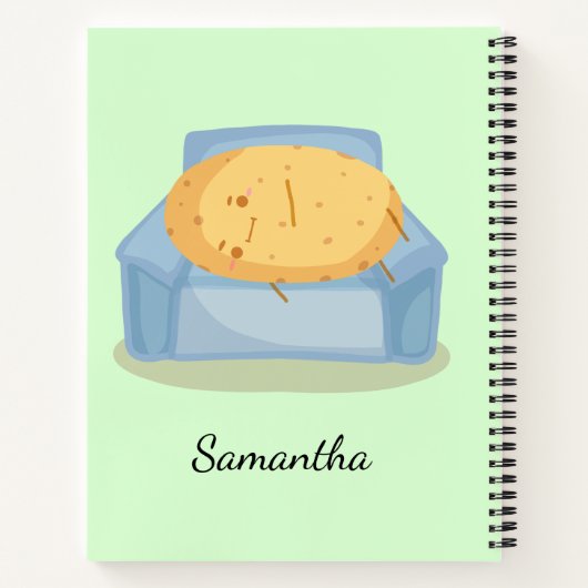 Tired Potato Notizblock (Rückseite)