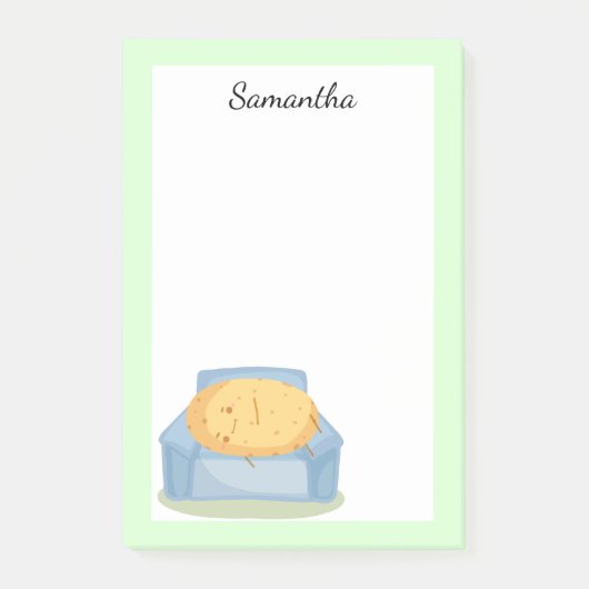 Tired Potato Post-it Klebezettel (Vorderseite)