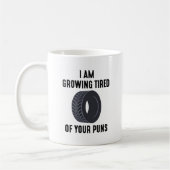 Tired Puns Kaffeetasse (Links)