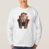 Tired Santa 2 Men-T-Shirt T-Shirt (Vorderseite)