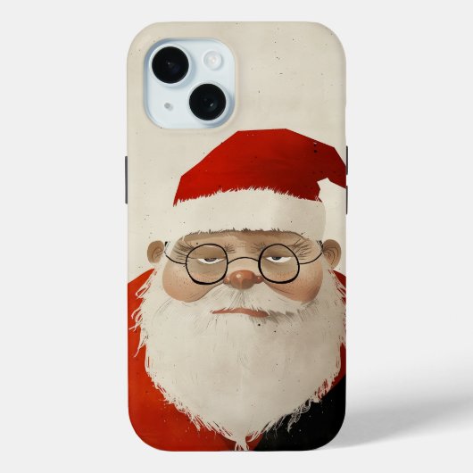 Tired Santa Case-Mate iPhone Hülle (Rückseite)