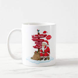 Tired Santa Christmas Coffee Mug Gift 11 oz Kaffeetasse