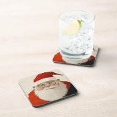 Tired Santa Getränkeuntersetzer (Rechte Seite)