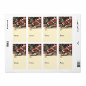 Tired Santa Gift Tag (Vorne)