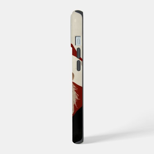 Tired Santa iPhone 15 Hülle (Linke Seite)