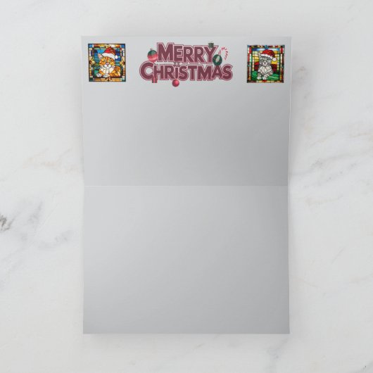 Tired Santa Karte (Innenseite)