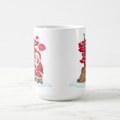 Tired Santa Large Coffee Mug 15 oz Gift Kaffeetasse (Mittel)