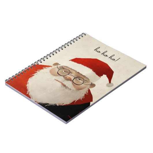 Tired Santa Notizblock (Linke Seite)