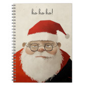 Tired Santa Notizblock (Vorderseite)