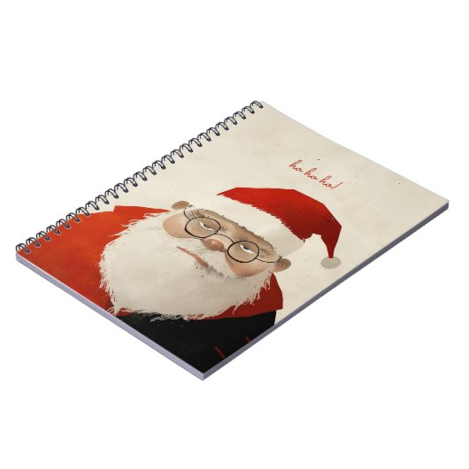 Tired Santa Notizblock (Linke Seite)