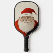Tired Santa Pickleball Schläger (Rückseite)