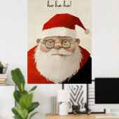 Tired Santa Poster (Heimbüro)