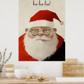 Tired Santa Poster (Küche)