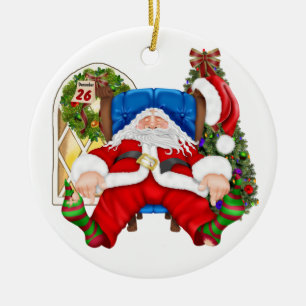Tired Santa - SRF Keramikornament