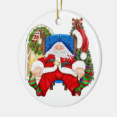 Tired Santa - SRF Keramikornament (Links)