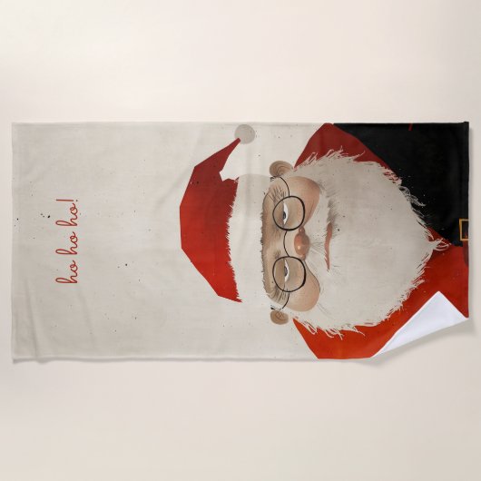 Tired Santa Strandtuch (Vorderseite)
