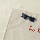 Tired Santa Strandtuch (Beispiel)