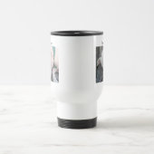 Tired St Patricks Day Hund mit Green Travel Mug Reisebecher (Mittel)