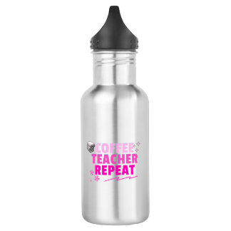 Tired Teachers Club Flasche – Lustiges Geschenk fü Edelstahlflasche