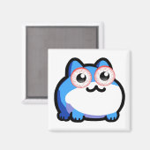 "Tired" Toby Magnet (Vorderseite/Rückseite)