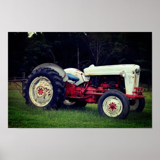 Tired Tractor Poster (Vorne)