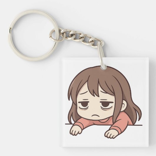 Tired und TIred Schlüsselanhänger (Vorderseite)