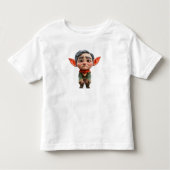 Tired Vater Weihnachts-Elf Kleinkind T-Shirt (Vorderseite)