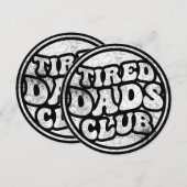 Tired Vaters Club Funny Einladung (Vorne/Hinten)