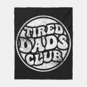 Tired Vaters Club Funny Fleecedecke (Vorderseite)