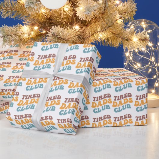 Tired Vaters Club Funny Geschenkpapier (Feiertage)
