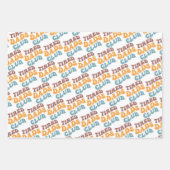 Tired Vaters Club Funny Geschenkpapier Set (Vorderseite)