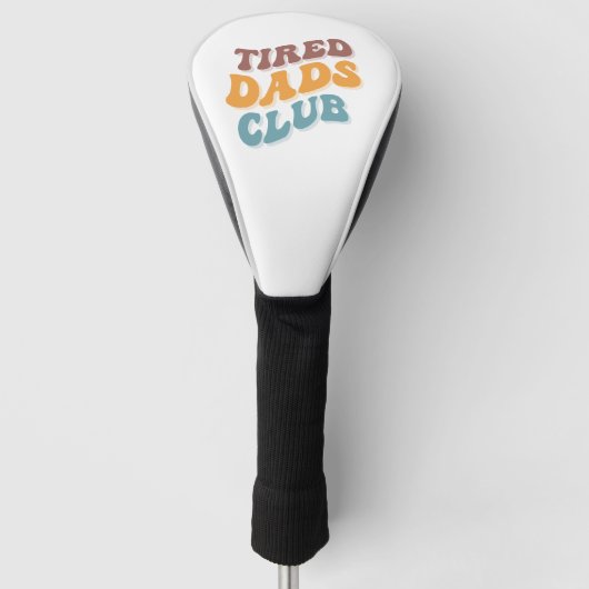 Tired Vaters Club Funny Golf Headcover (Vorderseite)