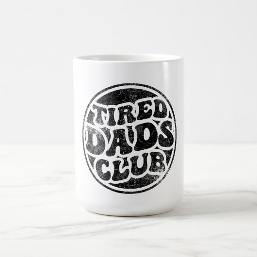 Tired Vaters Club Funny Kaffeetasse (Mittel)