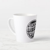 Tired Vaters Club Funny Milchtasse (Linke Ecke)